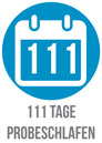 111 Tage Probeschlafen